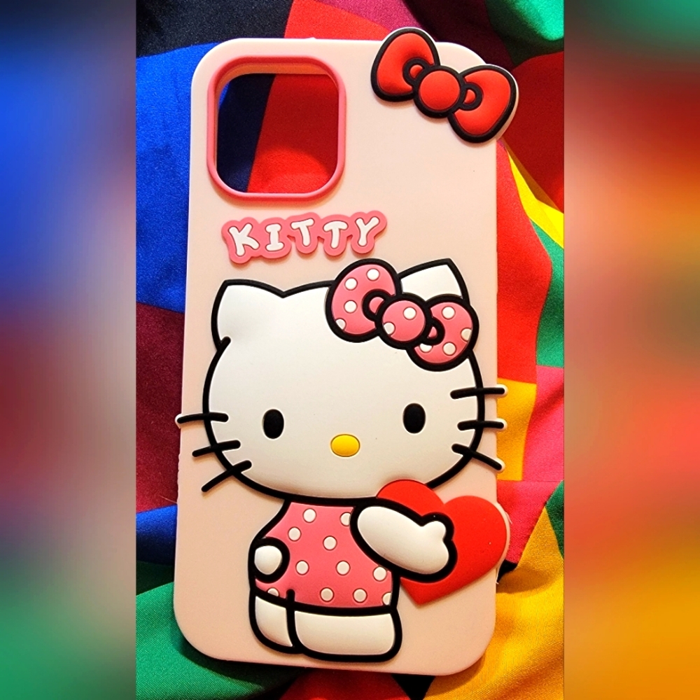 Hello Kitty Iphone 12 Promax Pink Case NWT